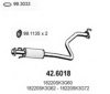HONDA GEX33468 Middle Silencer